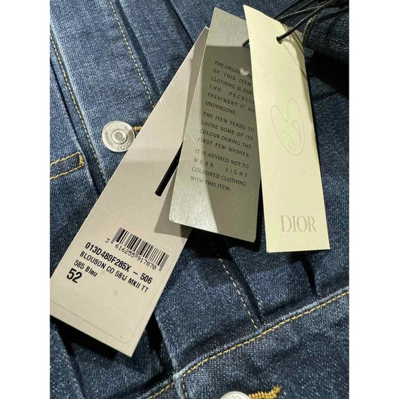 NWT RARE Dior x Kenny Scharf Denim 'Playing Cards' Jacket - Picture 6 of 16